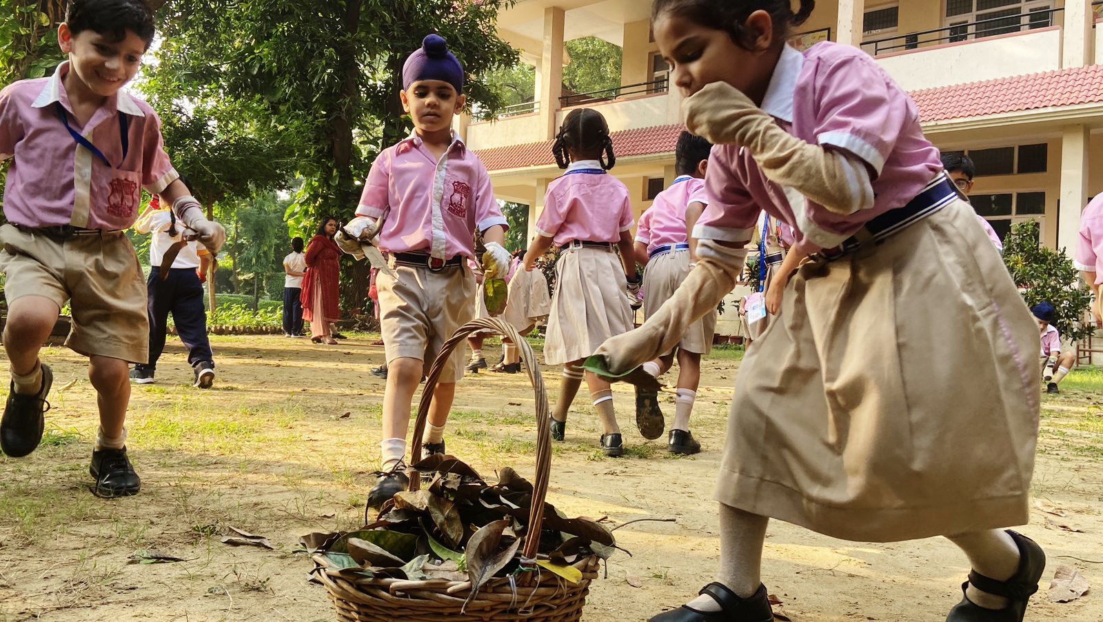 Saluting Gandhiji at Modern Senior Secondary School, Patiala - image 2